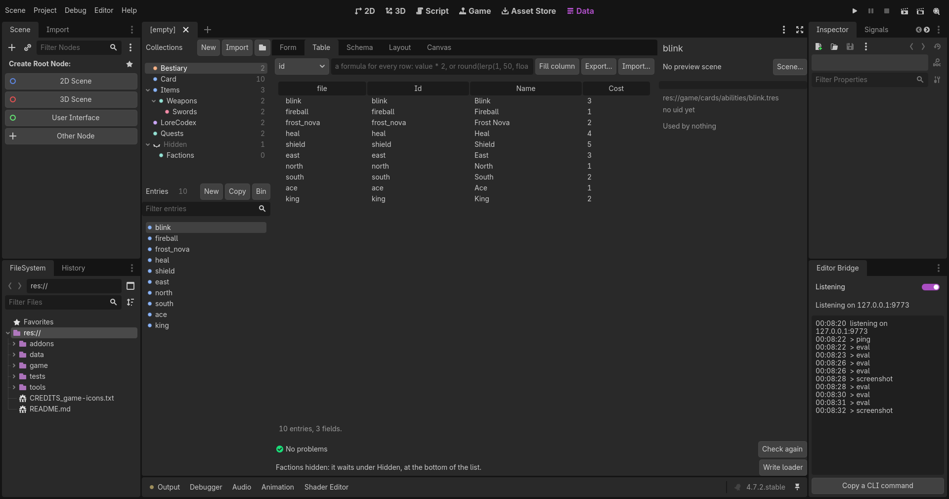A collection hidden, and a class of your own found across its subfolders