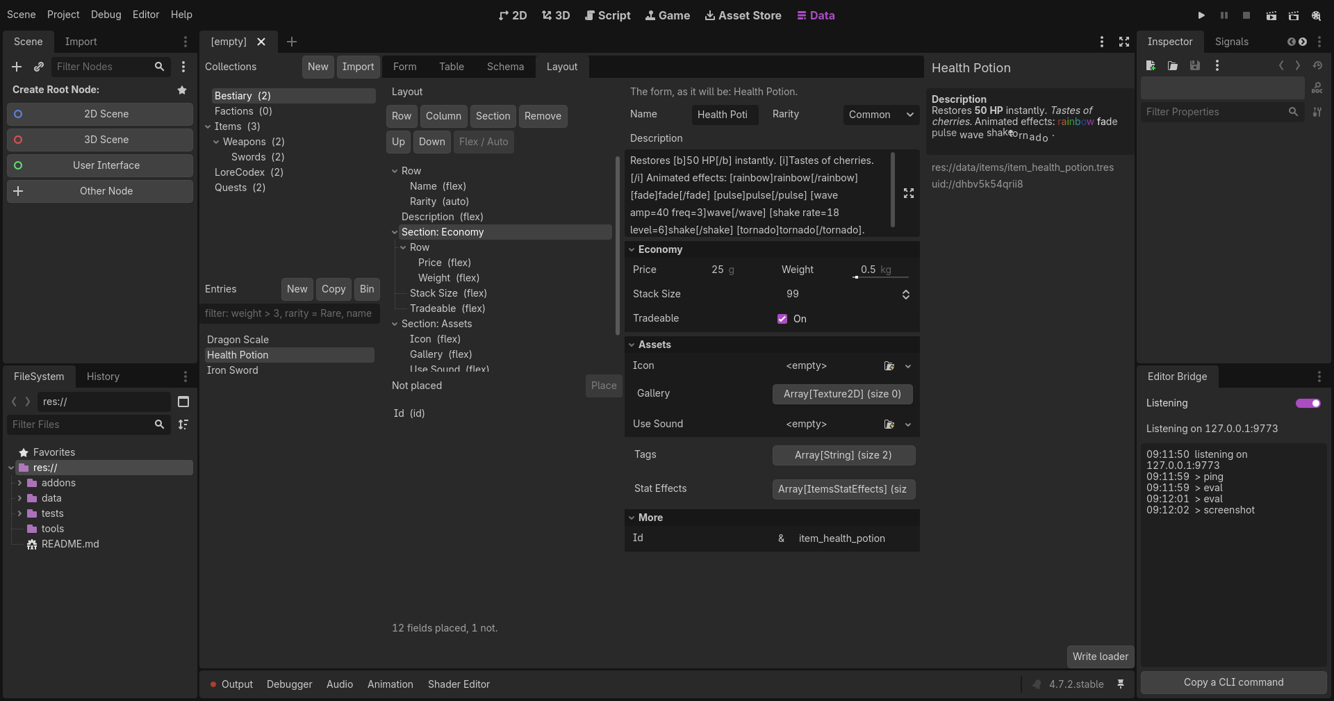The layout designer